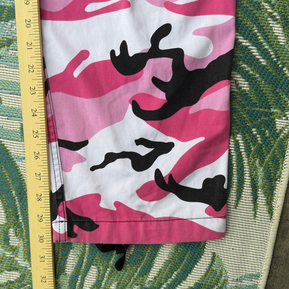 Military PINK Camouflage BDU Cargo Pants Army Fatigue Tactical Combat Camo Pants - Picture 5 of 11